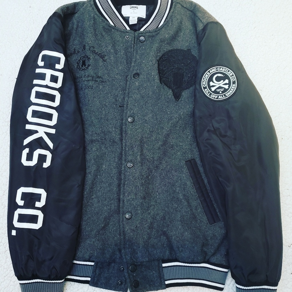 Crooks & Castles Stadium Jacket